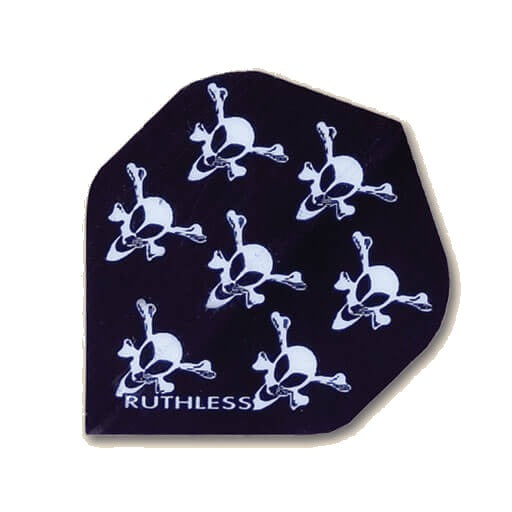 Amazon-Ruthless dart flight in black, white skull print
