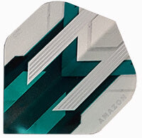 Amazon Flights teal and silver design