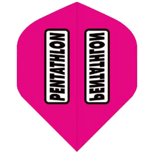 Pentathlon transparent magenta dart flight
