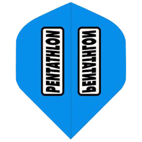 Pentathlon transparent cyan dart flight