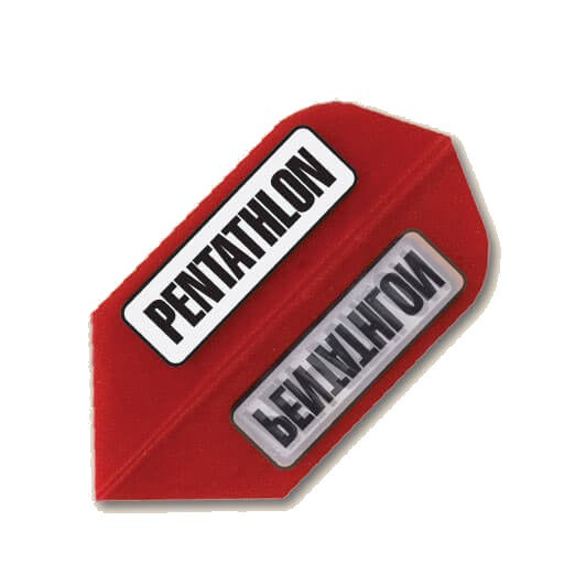 Pentathlon Flights dart flight in solid red