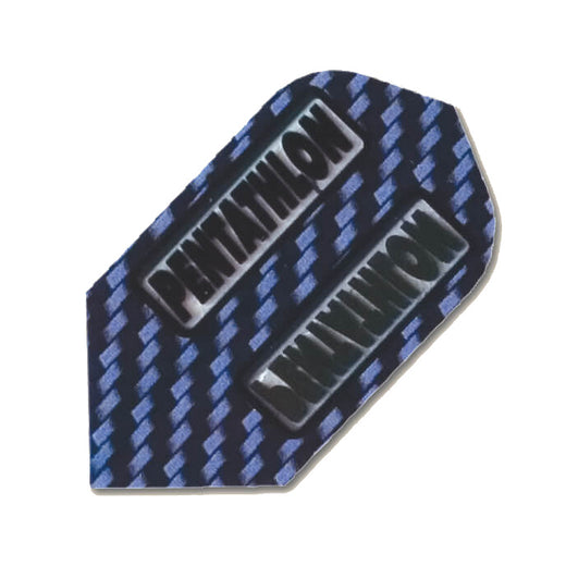 Pentathlon Flights dart flight in black and grey woven pattern