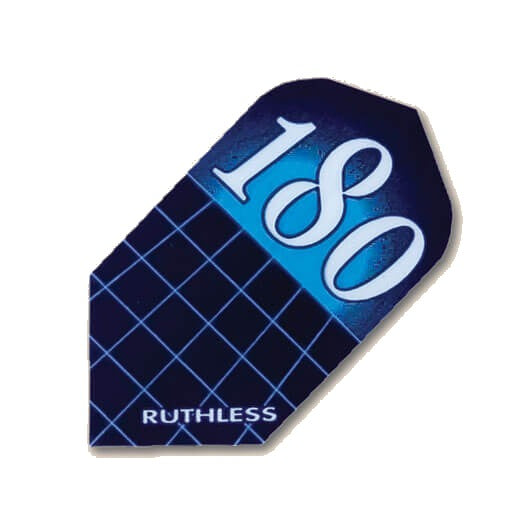Amazon-Ruthless dart flight in blue and dark blue two-tone