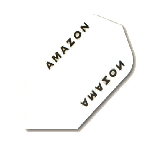 Amazon-Ruthless dart flight in transparent clear