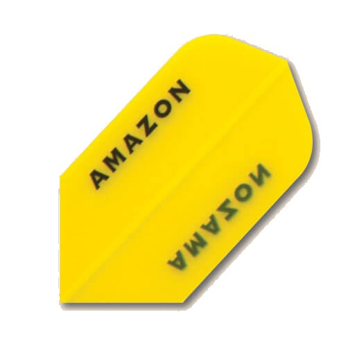 Amazon-Ruthless dart flight in transparent yellow