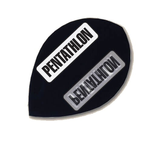 Pentathlon Flights dart flight in solid black