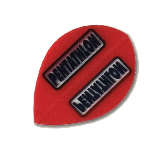 Pentathlon Flights dart flight in solid red