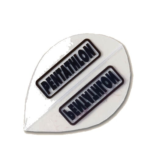 Pentathlon Flights dart flight in clear and transparent