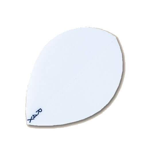 Amazon-Ruthless dart flight in solid white, X823