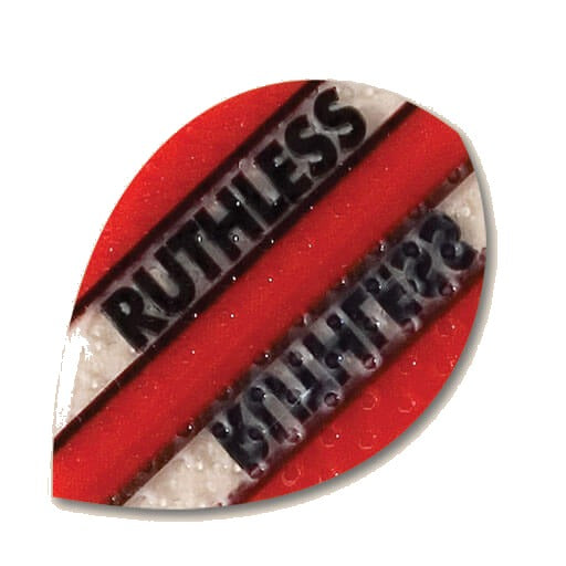 Amazon-Ruthless dart flight, embossed dimpled red