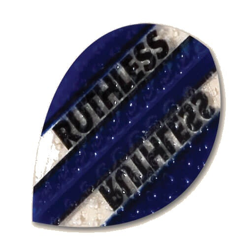 Amazon-Ruthless dart flight, embossed dimpled blue