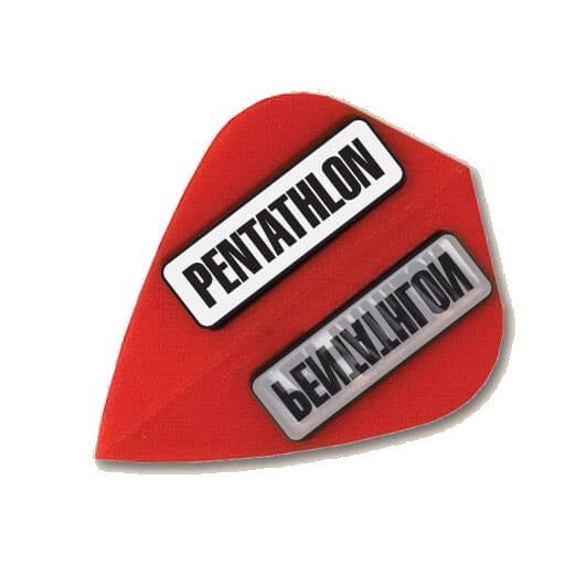 Red Pentathlon dart flight