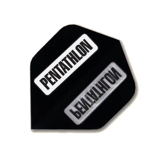 Black Pentathlon Mini dart flight