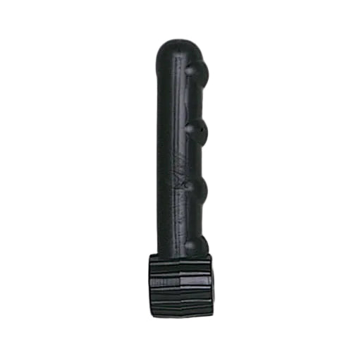 Hard nylon hand grip that slides over the barrel to improve accuracy